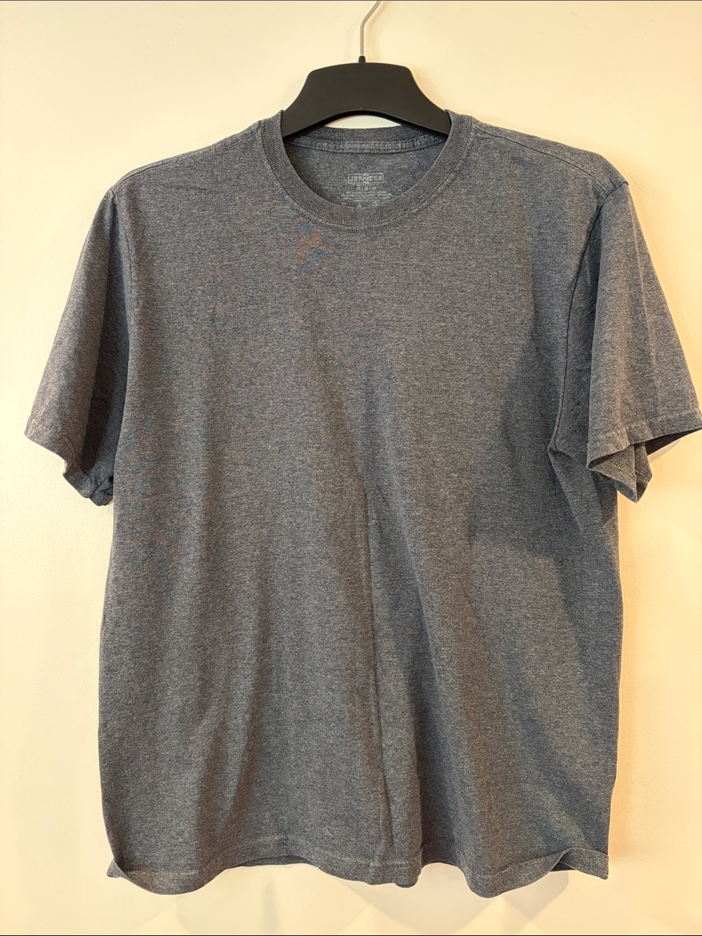 (3 PACK) Men's Short Sleeve Crew Tee in Heather Blue-Gray